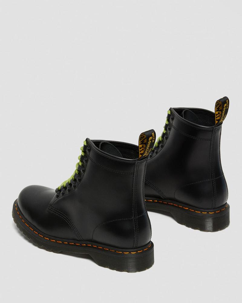 Dr Martens 1460 Ben Smooth Leren Veterlaarzen Heren Zwart | NL 306LIS